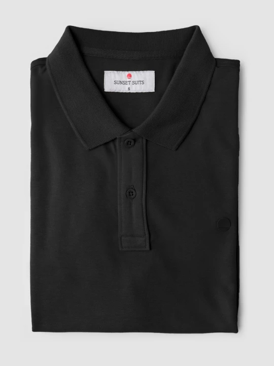 Zdjęcie produktu Polo męskie SILVANO 01035C90GSA Giacomo Conti czarny