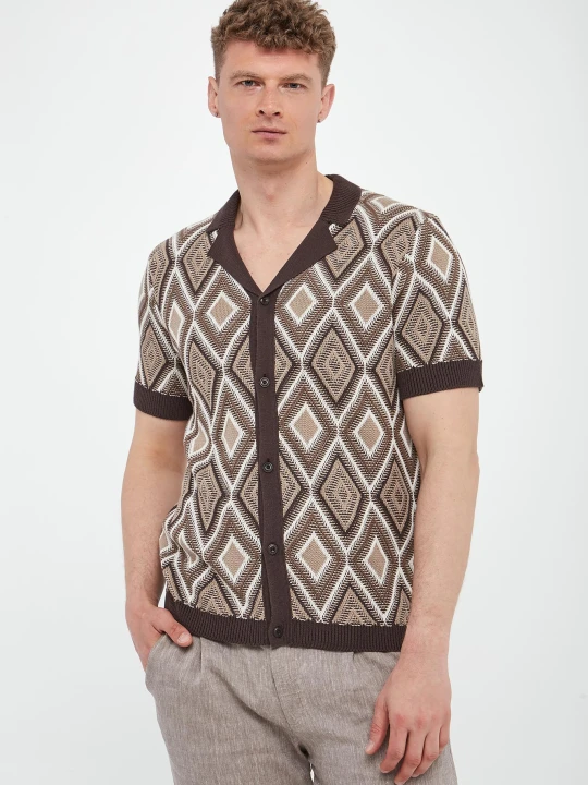 Zdjęcie produktu Polo męskie w romby Diamor JOOP! JEANS