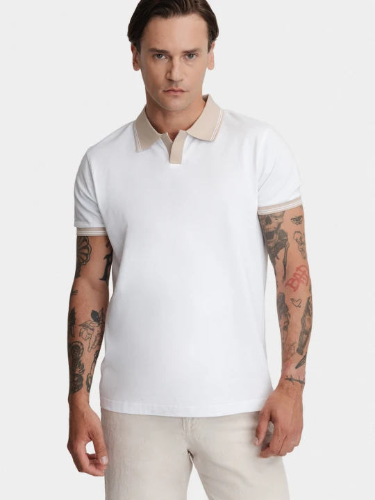 Zdjęcie produktu POLO MICHELE 01055A00GCA Giacomo Conti bialy