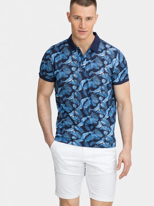 Zdjęcie produktu Polo PASQUALE 01031B75FCA Giacomo Conti granatowy