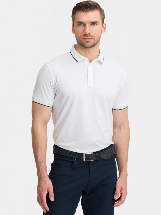 Zdjęcie produktu Polo PASQUALE 01039A00GCA Giacomo Conti bialy