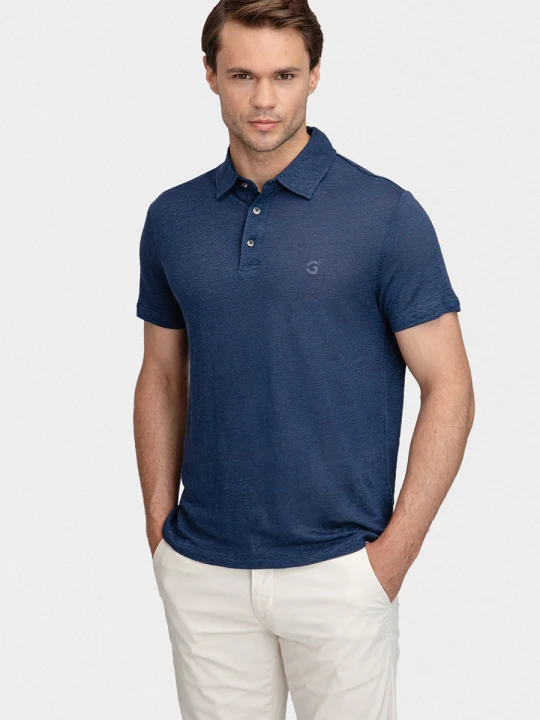 Zdjęcie produktu Polo PASQUALE 01049A75GCA Giacomo Conti granatowy