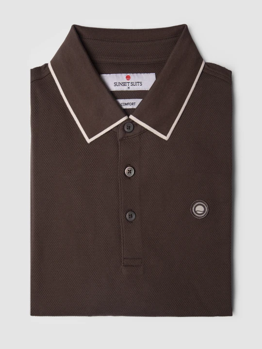 Zdjęcie produktu Polo PATRICK 01054D80GCA Giacomo Conti brazowy