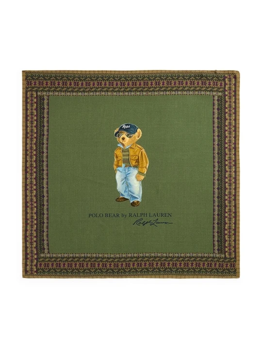 Zdjęcie produktu Polo Ralph Lauren apaszka damska wełniana zielony
