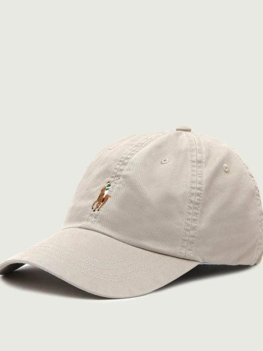 Zdjęcie produktu POLO RALPH LAUREN Bejsbolówka | z dodatkiem skóry beżowy