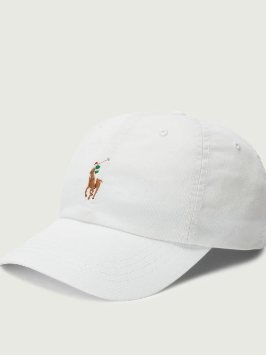 Zdjęcie produktu POLO RALPH LAUREN Bejsbolówka | z dodatkiem skóry biały
