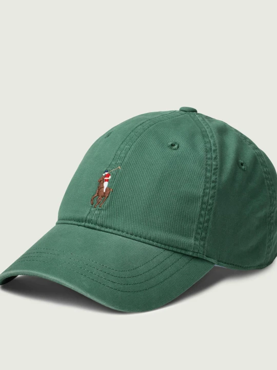 Zdjęcie produktu POLO RALPH LAUREN Bejsbolówka | z dodatkiem skóry zielony