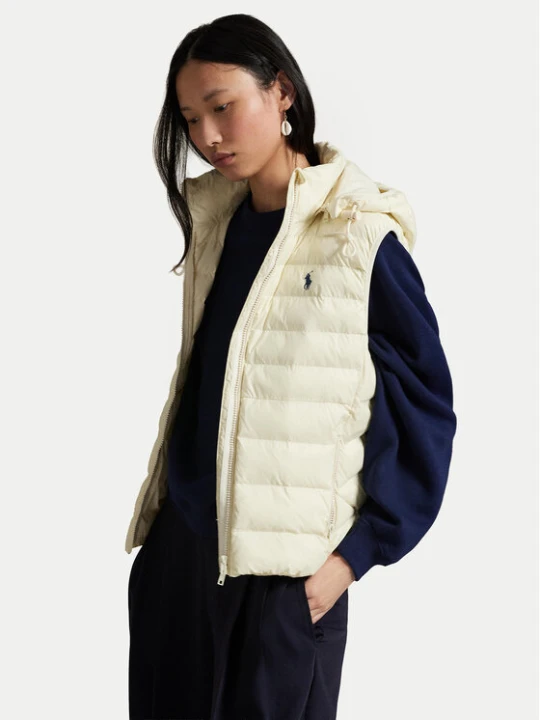 Zdjęcie produktu Polo Ralph Lauren Bezrękawnik 211958935002 Kremowy Regular Fit