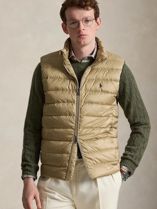 Zdjęcie produktu Polo Ralph Lauren bezrękawnik męski beżowy
