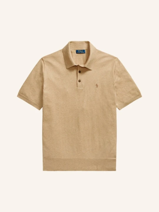 Zdjęcie produktu Polo Ralph Lauren Big & Tall Dzianinowa Koszulka Polo braun CAMELOWY