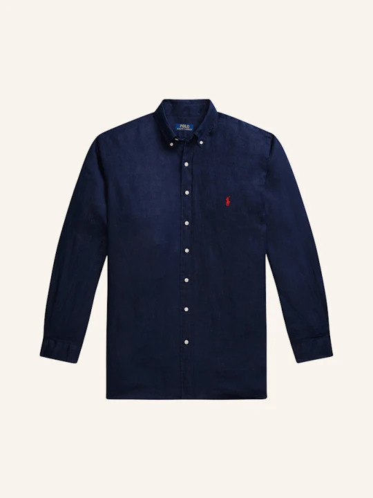 Zdjęcie produktu Polo Ralph Lauren Big & Tall Koszula Lniana O Kroju Comfort Fit blau GRANATOWY