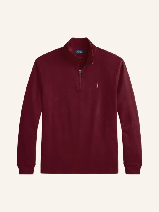 Zdjęcie produktu Polo Ralph Lauren Big & Tall Sweter Typu Troyer rot CIEMNOCZERWONY