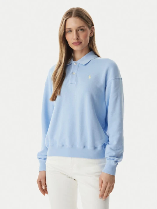 Zdjęcie produktu Polo Ralph Lauren Bluza 211965097500 Niebieski jasny Relaxed Fit