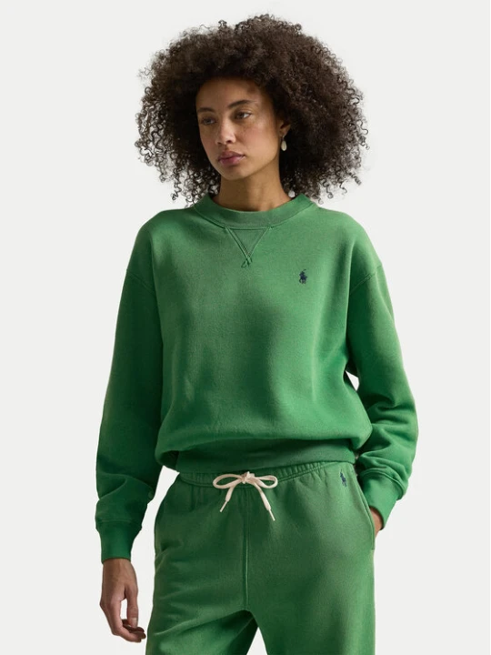 Zdjęcie produktu Polo Ralph Lauren Bluza 211971697502 Zielony Relaxed Fit