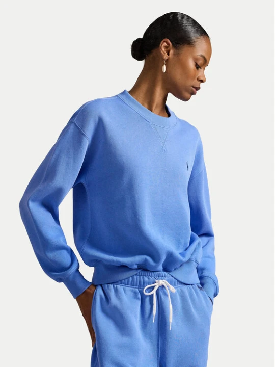 Zdjęcie produktu Polo Ralph Lauren Bluza 211971697503 Błękitny Relaxed Fit Niebieski jasny