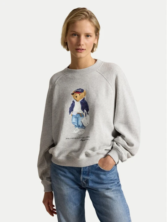 Zdjęcie produktu Polo Ralph Lauren Bluza 211A96185001 Szary Relaxed Fit