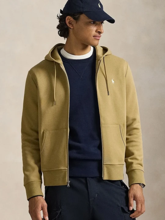 Zdjęcie produktu Polo Ralph Lauren bluza rozpinana z kapturem zielony