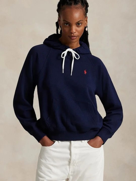 Zdjęcie produktu Polo Ralph Lauren bluza z kapturem z bawełną damska