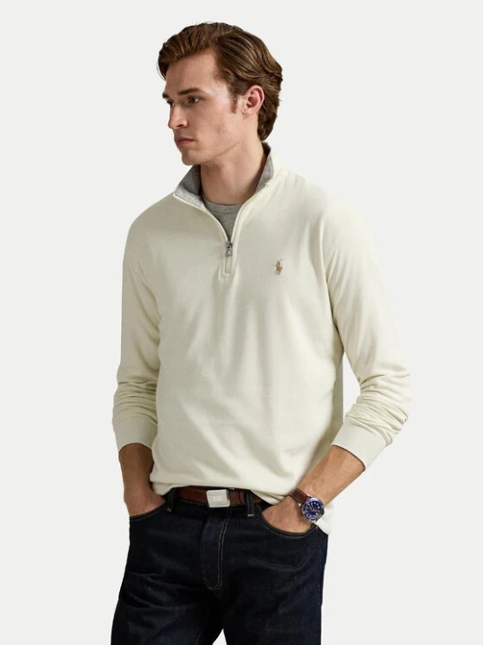 Zdjęcie produktu Polo Ralph Lauren Bluza 710812963057 Écru Regular Fit Kremowy