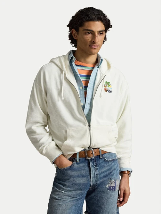 Zdjęcie produktu Polo Ralph Lauren Bluza 710B14590001 Kremowy Relaxed Fit