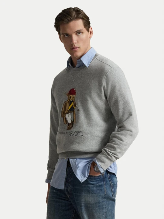 Zdjęcie produktu Polo Ralph Lauren Bluza 710B14625002 Szary Regular Fit