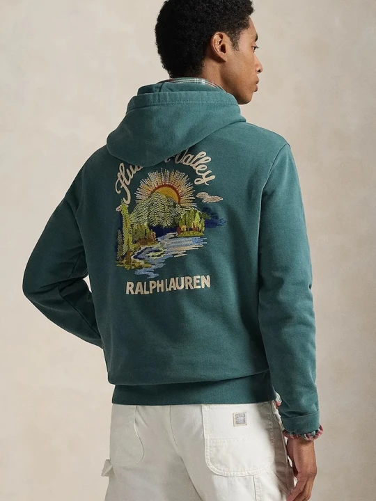 Zdjęcie produktu Polo Ralph Lauren bluza bawełniana zielony