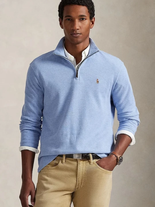 Zdjęcie produktu Polo Ralph Lauren bluza męska bawełniana niebieski