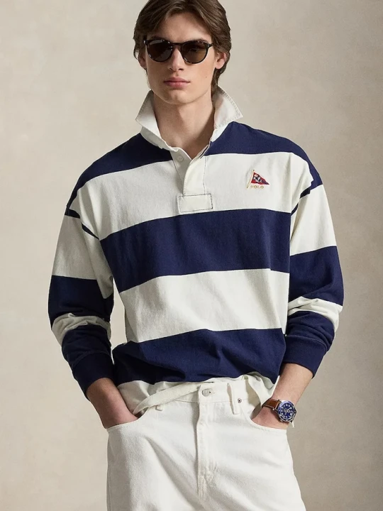 Zdjęcie produktu Polo Ralph Lauren bluza męska bawełniana granatowy