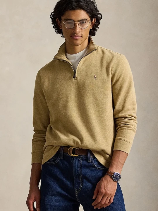 Zdjęcie produktu Polo Ralph Lauren bluza męska bawełniana beżowy