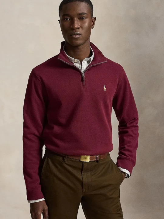 Zdjęcie produktu Polo Ralph Lauren bluza męska bawełniana bordowy