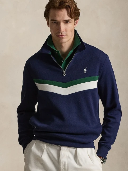 Zdjęcie produktu Polo Ralph Lauren bluza męska z bawełną granatowy