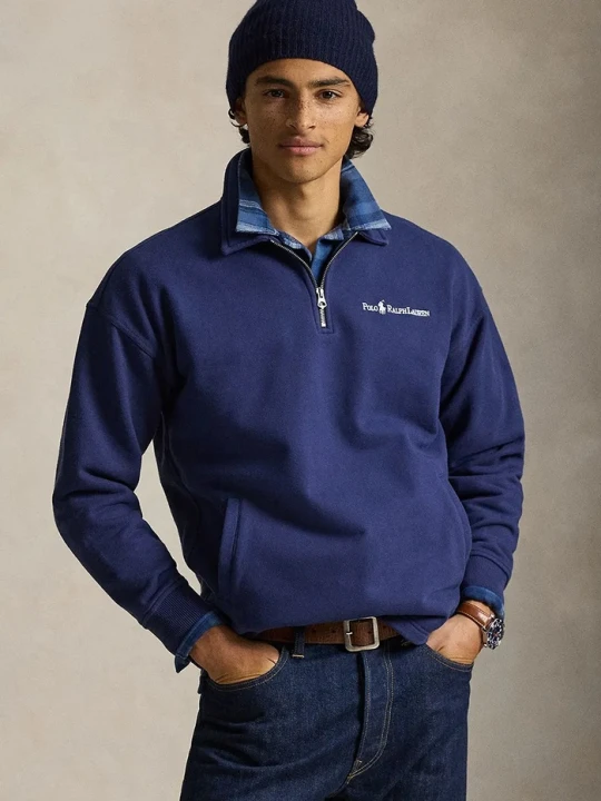Zdjęcie produktu Polo Ralph Lauren bluza męska z bawełny granatowy