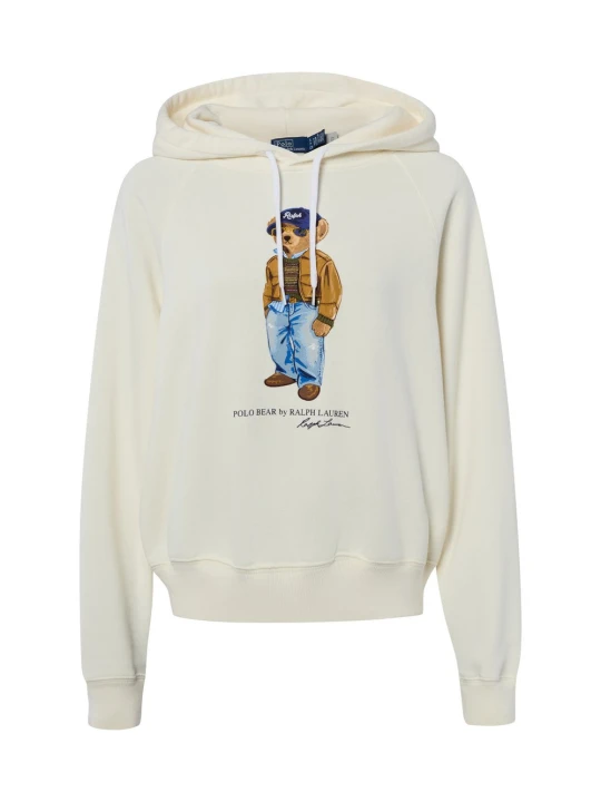 Zdjęcie produktu Polo Ralph Lauren bluza z kapturem Kobiety Bawełna biały