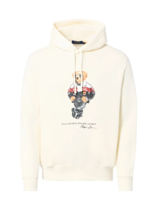 Zdjęcie produktu Polo Ralph Lauren bluza z kapturem Mężczyźni Bawełna biały