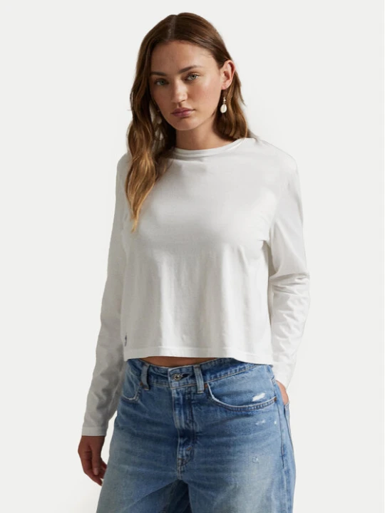 Zdjęcie produktu Polo Ralph Lauren Bluzka 211967103001 Biały Classic Fit
