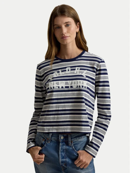 Zdjęcie produktu Polo Ralph Lauren Bluzka 211B17804001 Granatowy Regular Fit