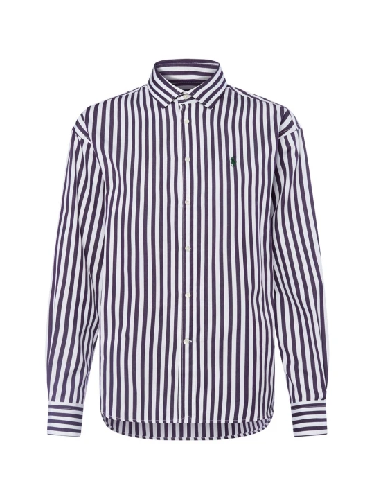 Zdjęcie produktu Polo Ralph Lauren Bluzka Kobiety Bawełna lila | biały