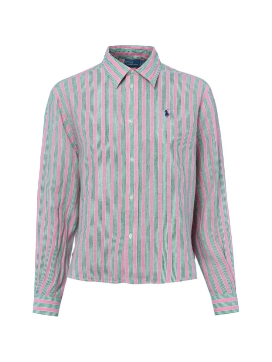 Zdjęcie produktu Polo Ralph Lauren Bluzka Kobiety len wyrazisty róż