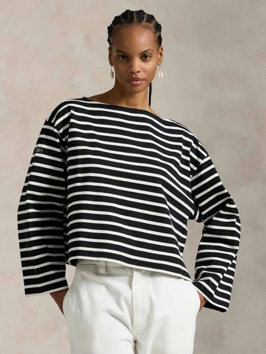 Zdjęcie produktu POLO RALPH LAUREN Bluzka MARINER | Oversize fit czarny