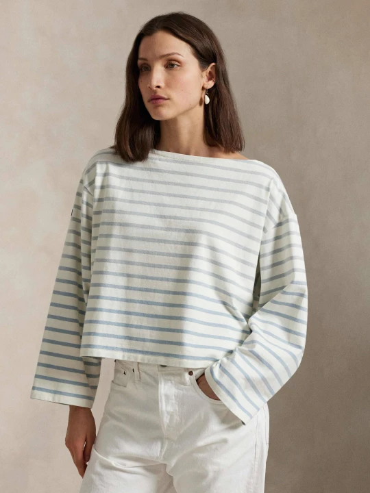 Zdjęcie produktu POLO RALPH LAUREN Bluzka MARINER | Oversize fit błękitny