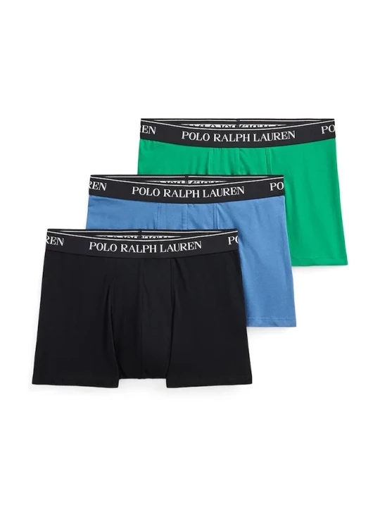 Zdjęcie produktu Polo Ralph Lauren bokserki męskie bawełniane z elastanem 3-pack niebieski