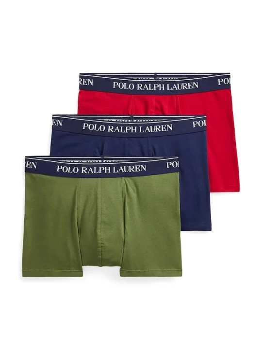 Zdjęcie produktu Polo Ralph Lauren bokserki męskie bawełniane z elastanem 3-pack czerwony