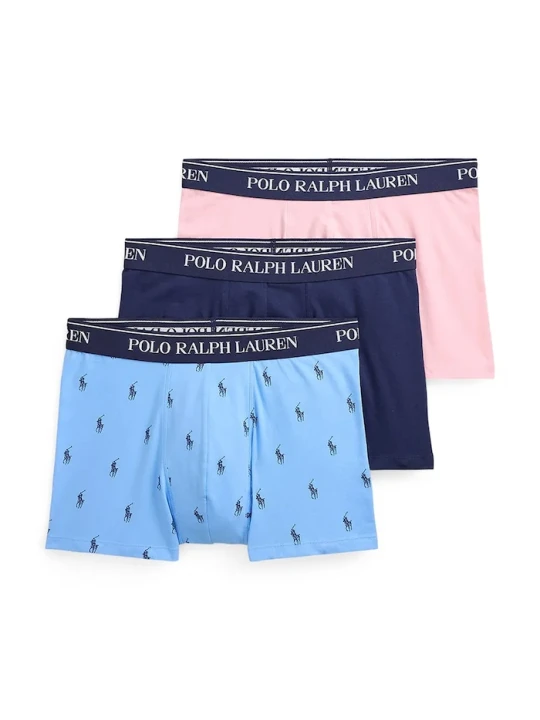 Zdjęcie produktu Polo Ralph Lauren bokserki męskie bawełniane z elastanem 3-pack czarny