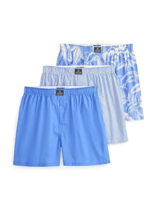 Zdjęcie produktu Polo Ralph Lauren bokserki męskie bawełniane 3-pack niebieski