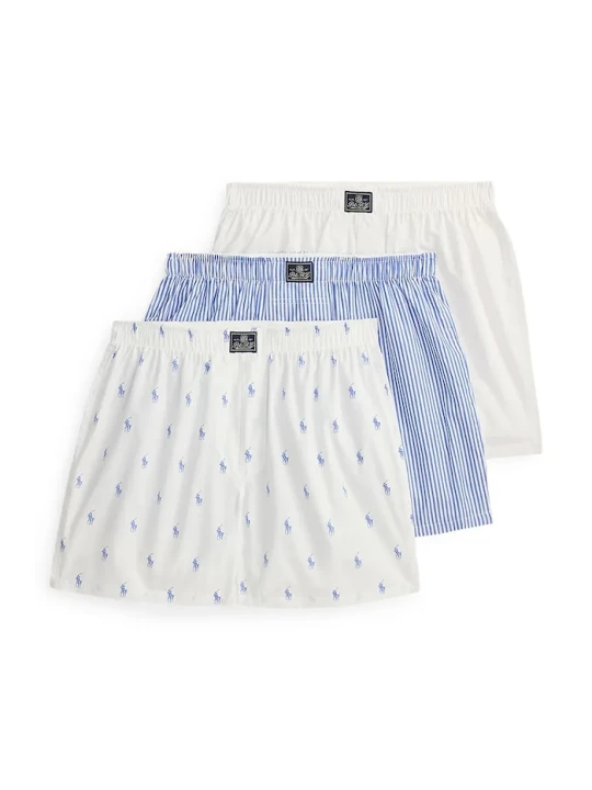 Zdjęcie produktu Polo Ralph Lauren bokserki męskie bawełniane 3-pack biały