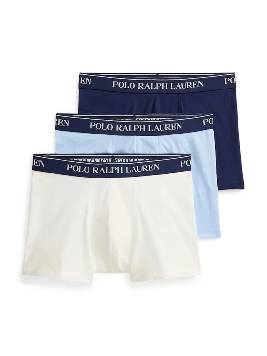 Zdjęcie produktu Polo Ralph Lauren bokserki męskie bawełniane z elastanem 3-pack biały