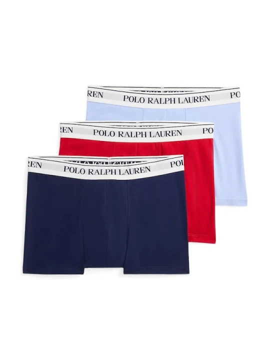 Zdjęcie produktu Polo Ralph Lauren bokserki męskie bawełniane z elastanem 3-pack granatowy