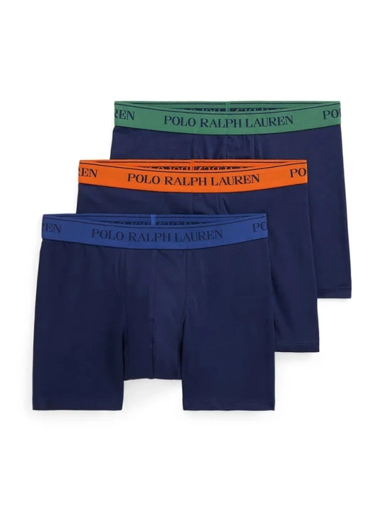 Zdjęcie produktu Polo Ralph Lauren bokserki męskie bawełniane z elastanem 3-pack czarny