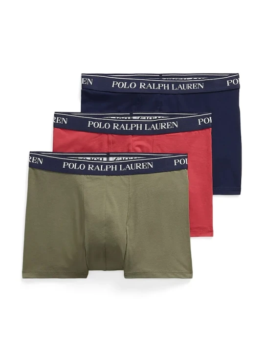 Zdjęcie produktu Polo Ralph Lauren bokserki męskie bawełniane z elastanem 3-pack zielony