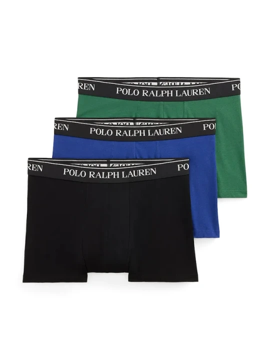 Zdjęcie produktu Polo Ralph Lauren bokserki męskie bawełniane z elastanem 3-pack zielony